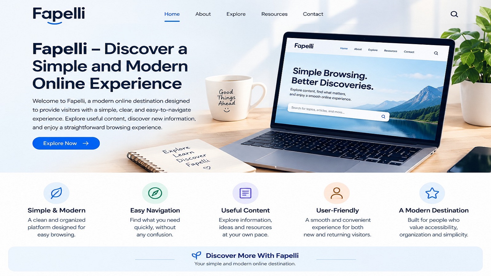 Fapelli – Discover a Simple and Modern Online Experience